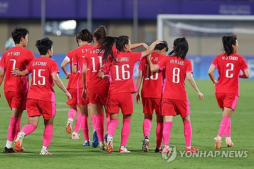 [아시안게임] 여자축구, 첫 경기서 미얀마에 3-0 완승…지소연 A매치 68호골