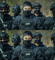 الكشف عن صور "في" مرتديا زي وحدة مكافحة الإرهاب أثناء تأدية خدمته العسكرية الإلزامية