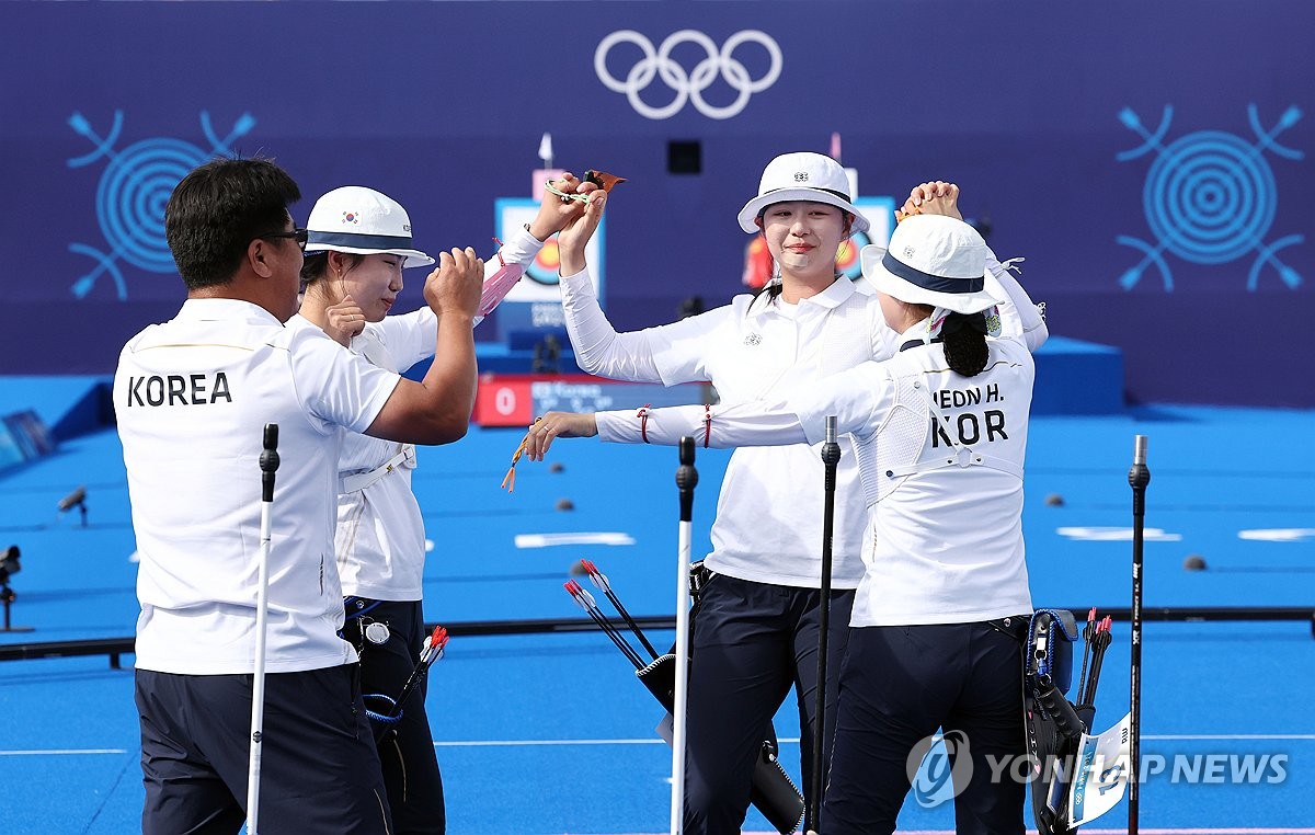 대한민국 양궁 여자단체, 10연패 달성