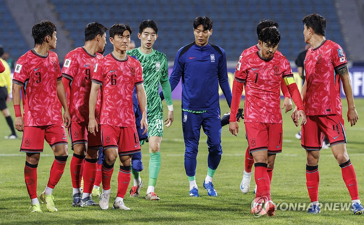 한국 축구대표팀, 팔레스타인과 또 무승부