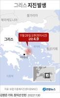 그리스서 규모 5.0 지진…