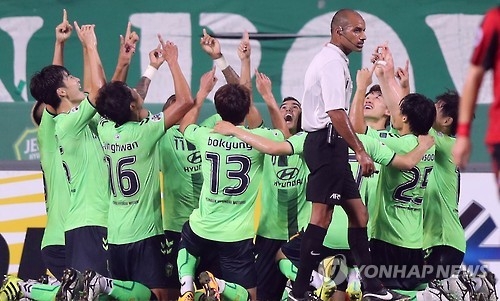 Jeonbuk take 1st leg of all-South Korean AFC Champions League semifinal