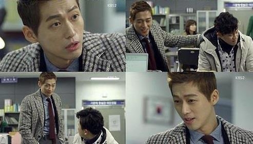 This composite photo captured from KBS 2TV's "Good Manager" shows actor Nam Gung-min playing accountant Kim Sung-ryong at the fictional TQ Group. (Yonhap)