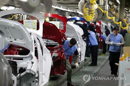 Workforce at automakers rises 8.6 pct in past 5 years