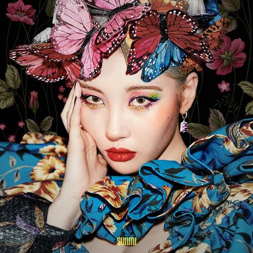 This jacket image of Sunmi's new single "Lalalay," released on Aug. 27, 2019, is provided by MakeUs Entertainment. (PHOTO NOT FOR SALE) (Yonhap) 