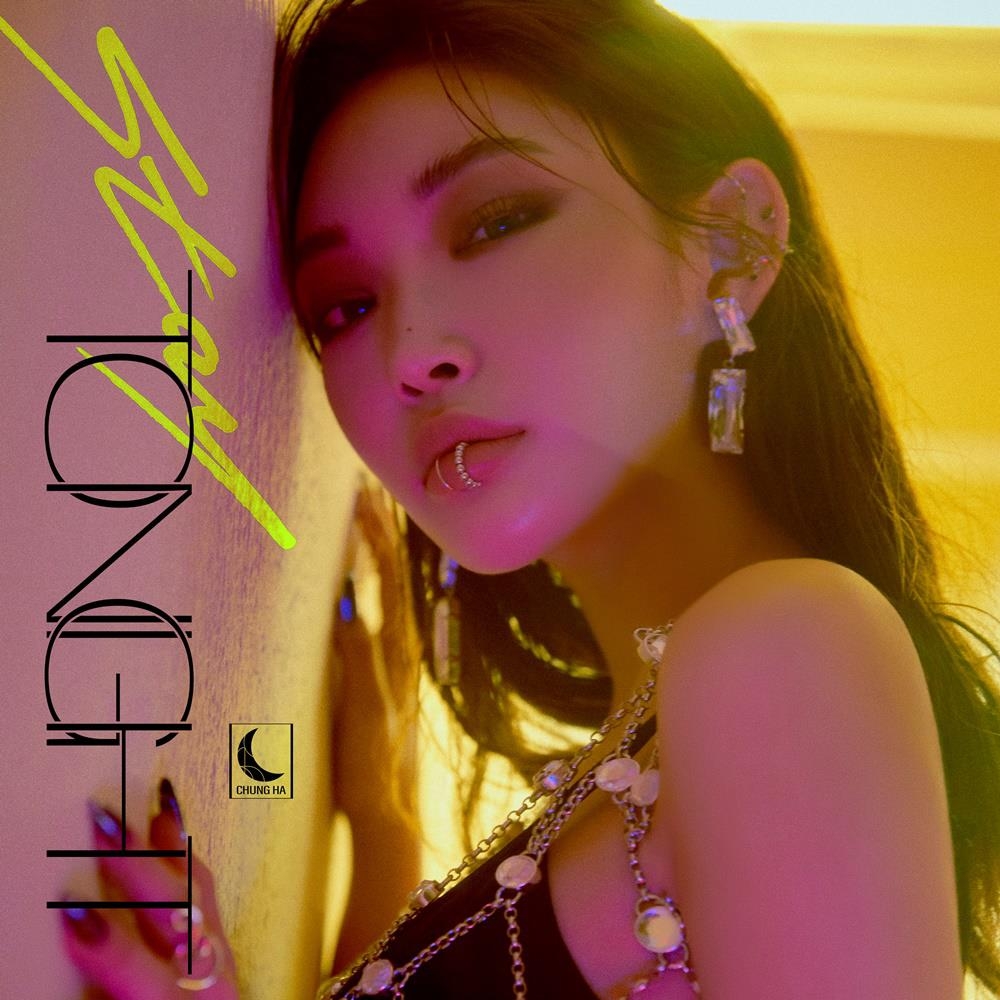 An image of Chungha's new single," Stay Tonight," provided by MNH Entertainment (PHOTO NOT FOR SALE)