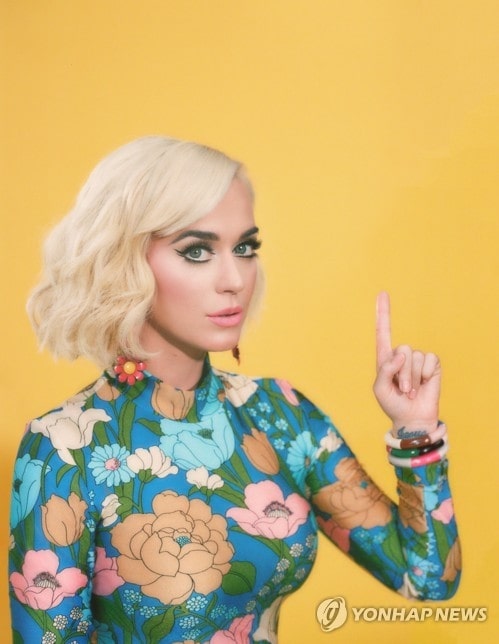 A publicity file photo of American pop singer Katy Perry, provided by Universal Music Korea (PHOTO NOT FOR SALE) (Yonhap)