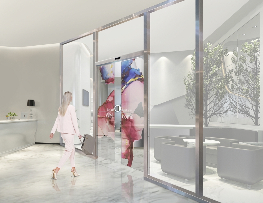 LG signs partnership with Assa Abloy to supply transparent OLED automatic doors