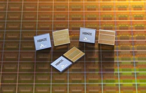 This file photo, provided by SK hynix Inc. on July 23, 2020, shows the company's HBM2E DRAM products. (PHOTO NOT FOR SALE) (Yonhap)