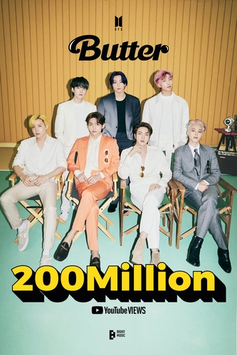 New BTS song 'Butter' earns 200 mln YouTube views in 4 days