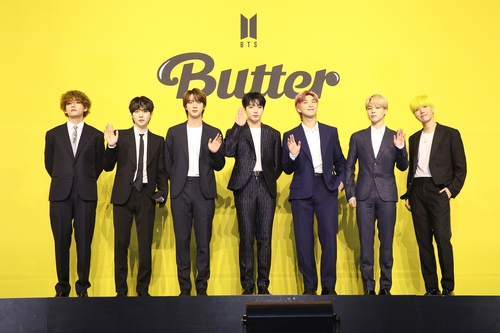 This image of BTS is provided by Big Hit Music. (PHOTO NOT FOR SALE) (Yonhap)