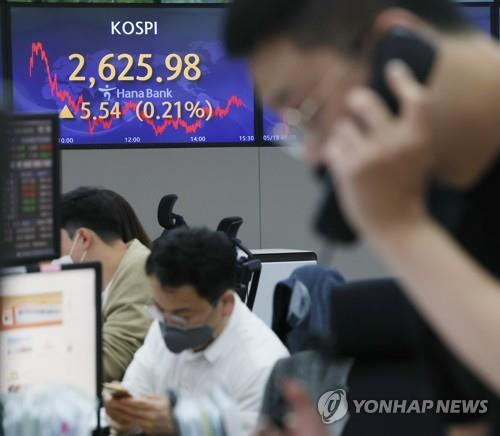 (LEAD) Seoul shares up for 2nd day amid rate hike woes