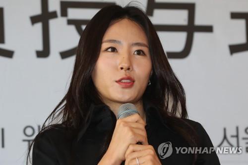 This file photo from April 7, 2019, shows former South Korean speed skater Lee Sang-hwa. (Yonhap)