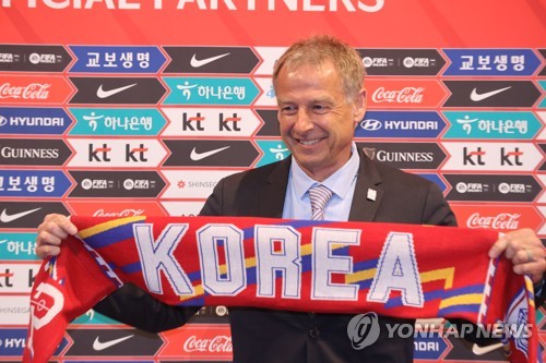 New S. Korea football coach Klinsmann prefers attacking football