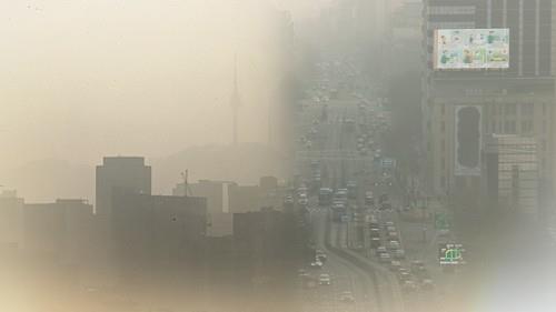 Seoul shrouded in yellow dust (Yonhap)