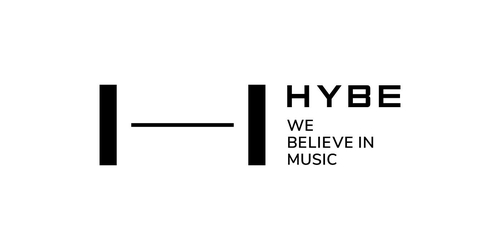 This photo provided by Hybe, the K-pop company behind BTS and NewJeans, shows its logo. (PHOTO NOT FOR SALE) (Yonhap)