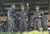 S. Korea's top military officer inspects military readiness at front-line unit