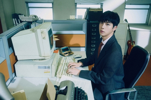 BTS' Jin is seen in this photo provided by BigHit Music. (PHOTO NOT FOR SALE) (Yonhap)