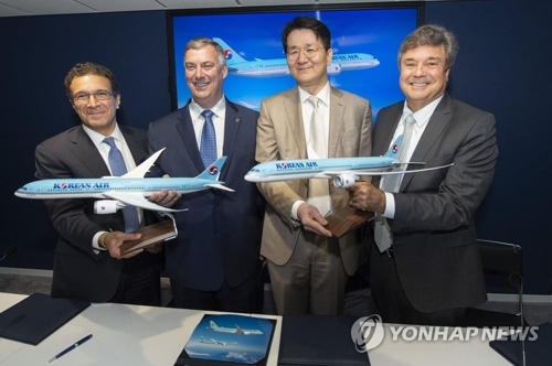 Korean Air commande 30 Boeing 787 au Salon du Bourget