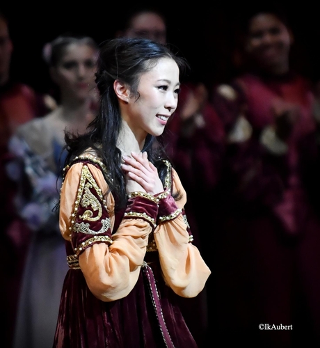 Park Sae-eun dans le ballet «Roméo et Juliette», le jeudi 10 juin 2021 à l'Opéra Bastille. (Photo fournie par Park Sae-eun. Revente et archivage interdits) 