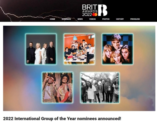 Brit Awards : BTS nommé pour le prix du meilleur groupe international