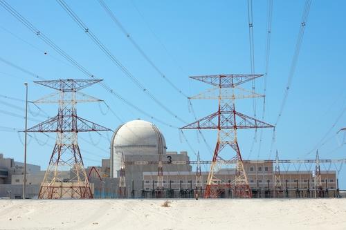 Le réacteur 3 de la centrale nucléaire de Barakah, aux Emirats arabes unis. (Photo fournie par Korea Electric Power Corp. Revente et archivage interdits)