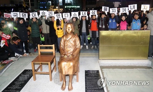 釜山を訪問した日本人客　少女像設置前より増加