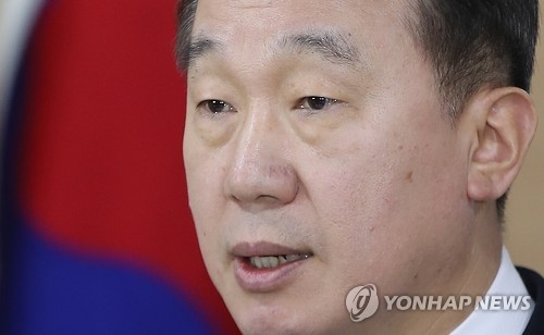 鄭俊熙報道官＝（聯合ニュース）