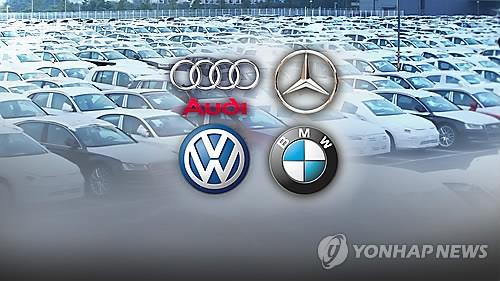 輸入車の登録台数トップ４ブランドはドイツ車だった（コラージュ）＝（聯合ニュース）