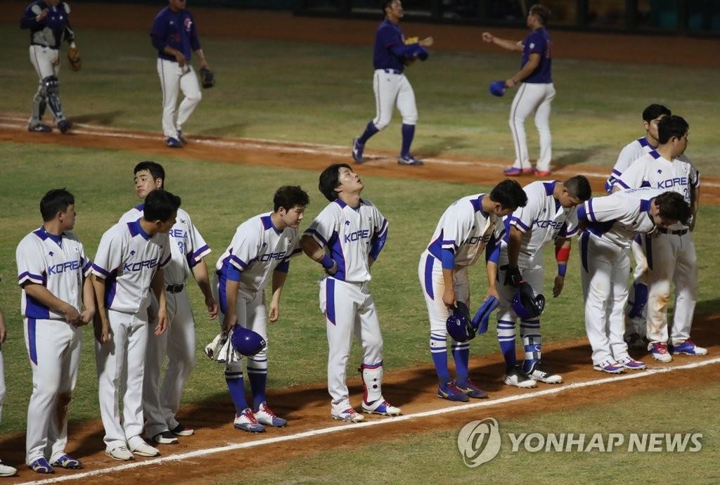 野球韓国代表が台湾に衝撃の黒星　日本戦に不安＝アジア大会