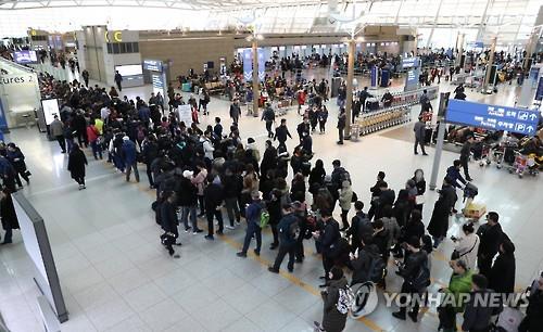 １月の航空旅客が過去最高　１千万人突破＝韓国