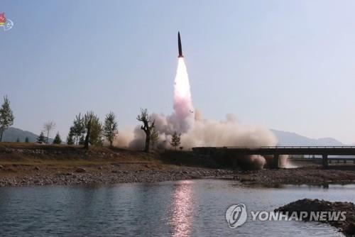 北朝鮮の飛翔体は「短距離ミサイル」　高度約５０キロ＝韓国軍