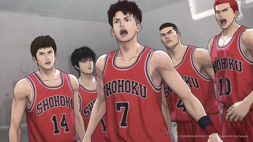 アニメーション映画「ＴＨＥ　ＦＩＲＳＴ　ＳＬＡＭ　ＤＵＮＫ」のワンシーン（配給会社提供）＝（聯合ニュース）≪転載・転用禁止≫