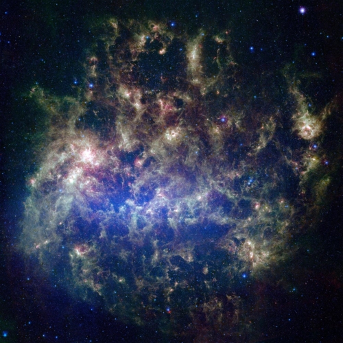NASA 스피처 우주망원경이 포착한 LMC