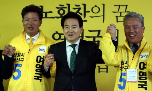 정의당 지원 정동영 "정치개혁 위해 4·3 보선 승리"