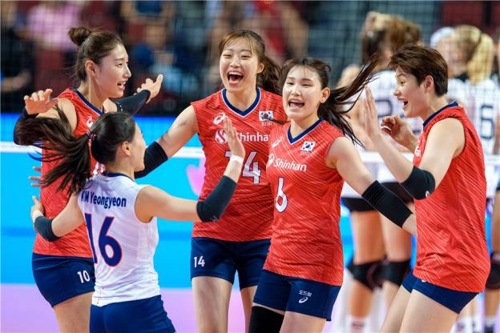 한국여자배구, VNL서 러시아와 도쿄올림픽 예선 '전초전' | 연합뉴스