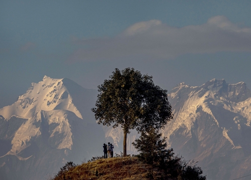 세계의 지붕이 있는 이곳은 네팔 -네팔 카트만두-