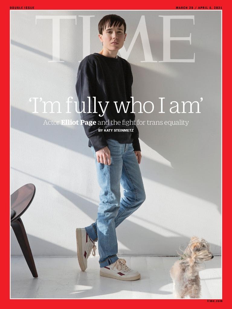 ‘Men’s Transgender’ Elliott Page, Time Cover Decorated “I Am As I Am”