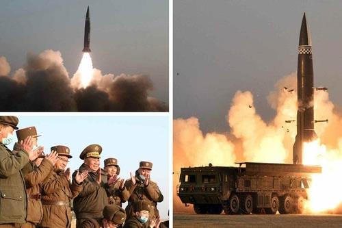 북한, 신형전술유도탄 시험발사