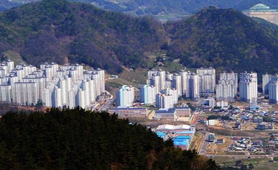 창원시 북면 아파트단지