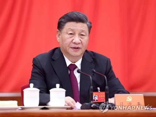 6중 전회 주재하는 시진핑(習近平) 중국 국가 주석