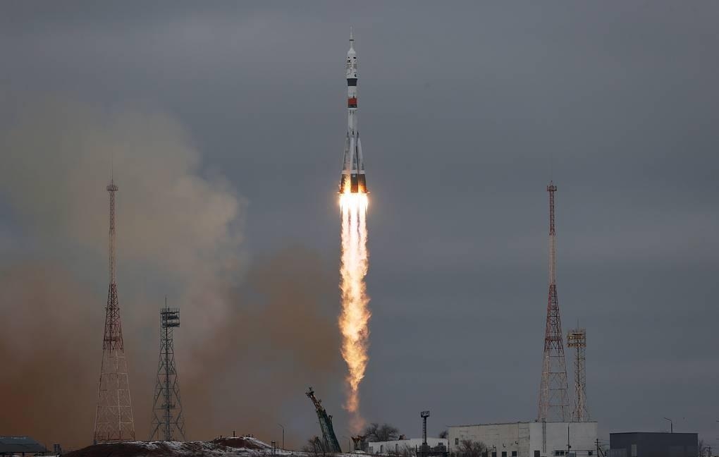'소유스-2.1a' 로켓 운반체에 실려 발사되는 '소유스 MS-20' 우주선