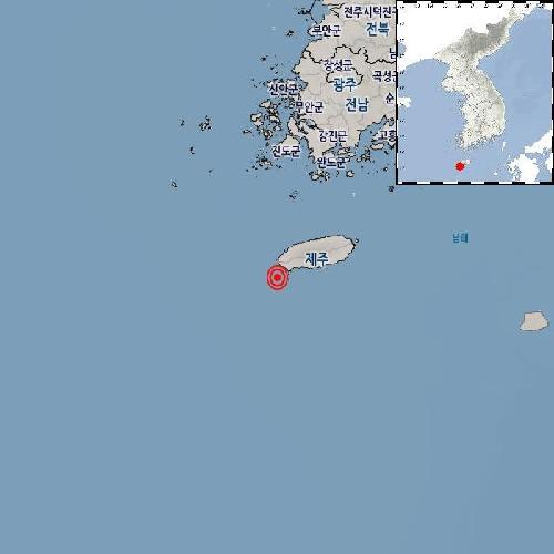 기상청 "제주 서귀포 해역서 규모 2.8 여진…피해 없을 듯"(종합)