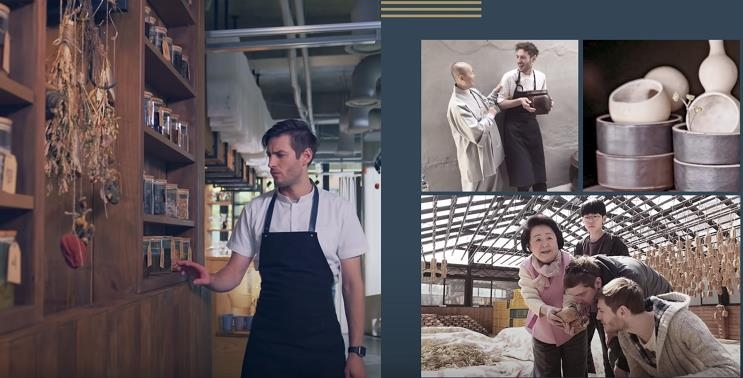 2021년 대한민국 해외 홍보 영상 '숨어있는 케이-유전자를 찾아라' 한 장면 
