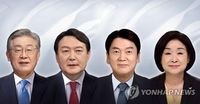 2022 대통령선거 후보 4인 (PG)