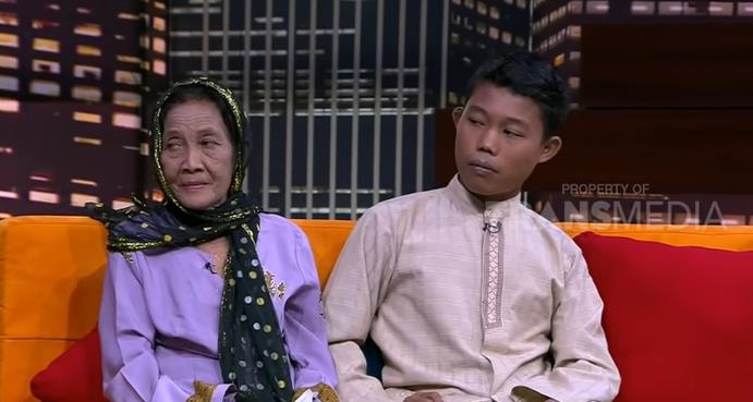 2017년 결혼 후 인도네시아 방송에 출연한 부부