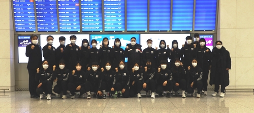 여자하키 국가대표, 아시아컵 대회 출전 위해 오만으로 출국