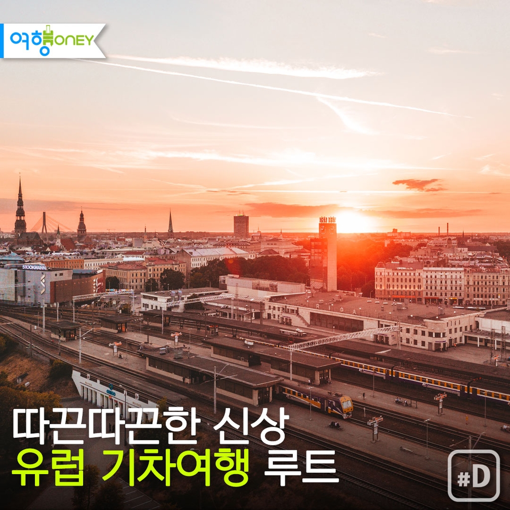 [여행honey] 따끈따끈한 신상 유럽 기차여행 루트 | 연합뉴스