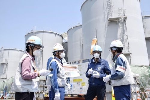 IAEA 사무총장, 후쿠시마 원전 시찰…오염수방출 준비 확인(종합)
