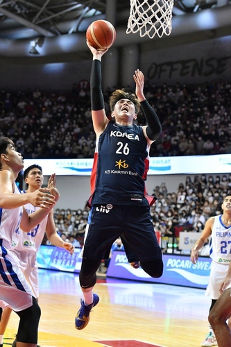 득점을 성공하는 강상재